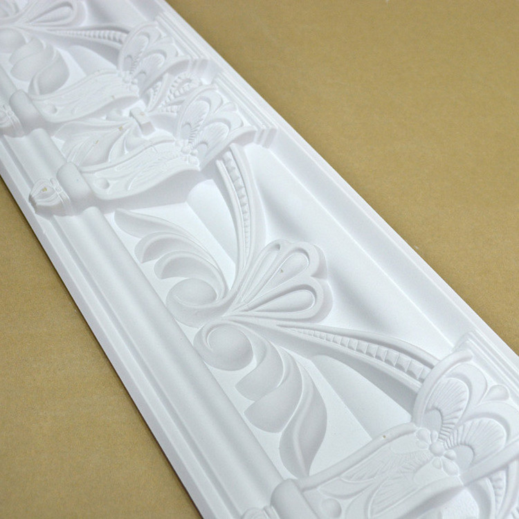 Factory wholesale Flexible cornice moulding paintable crown molding decorative polyurethane ceiling architecture molding