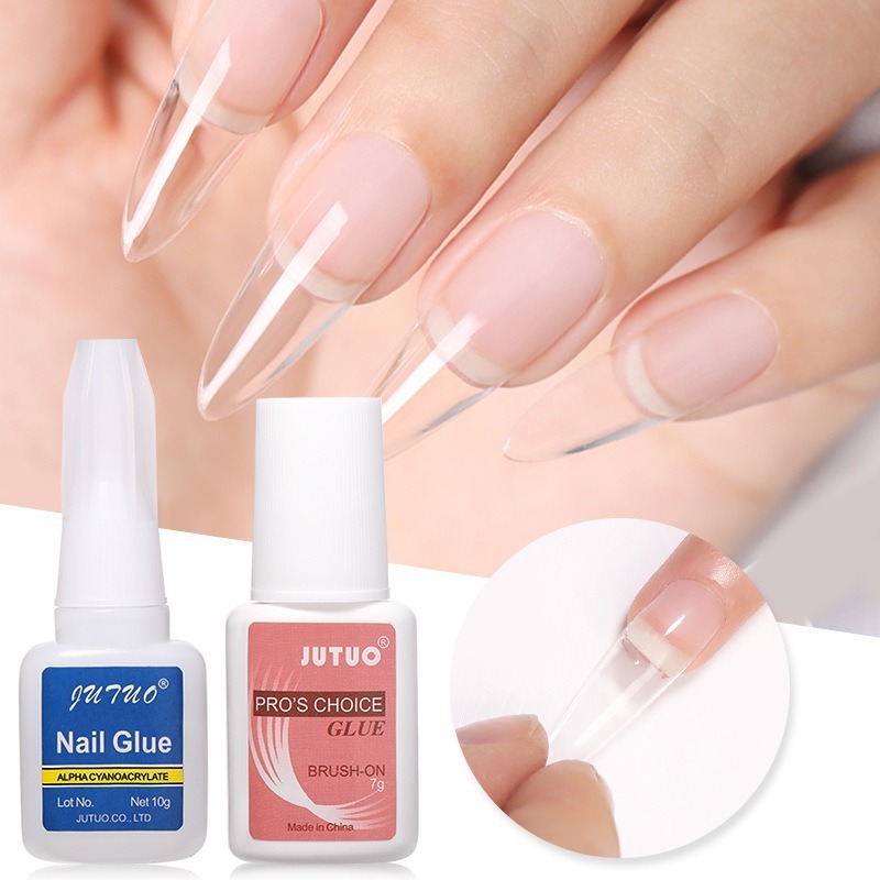 Super Strong Nail Glue For Tips Acrylic Nails and Press On Nail Bond Brush On