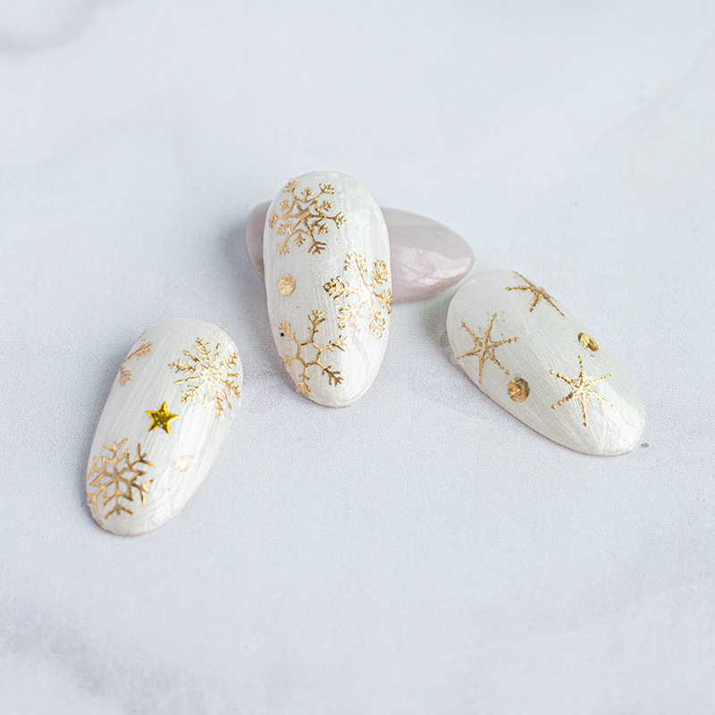 Autumn Nail Art Decals Fall 3d Nail Self-adhesive Pumpkin Maple Leaves Snowflake Squirrel nail stickers