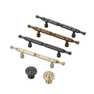 zinc alloy  classical handle  black  door knobs cabinet handle manufacturers