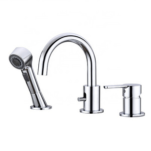 Bathroom Water Mixer Flexible Hand Hold Bathroom Pull Out Basin Shower Faucet