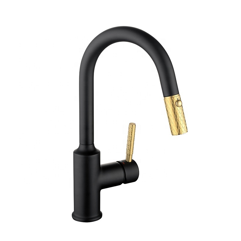 Mixer Tap With Pull Out Spray Kitchen & Bar Taps Black Basin Mixer Faucet For Bathroom Sink Bathroom Tap Mixer