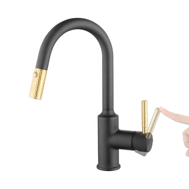 Mixer Tap With Pull Out Spray Kitchen & Bar Taps Black Basin Mixer Faucet For Bathroom Sink Bathroom Tap Mixer