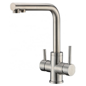 Modern design sanitary ware SUS304 filter RO 3 way kitchen drinking water faucet