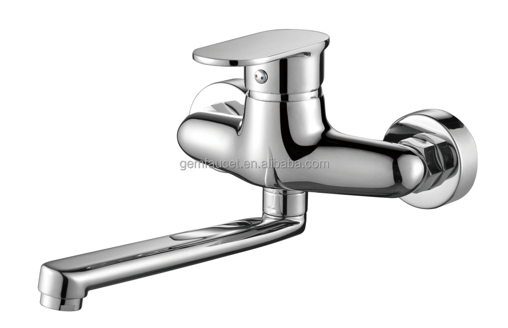 single handle wall mounted kitchen faucet