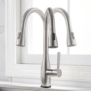 Kitchen Faucet with Pull Down Sprayer Commercial Spring Kitchen Sink Faucet Pull Out Sprayer