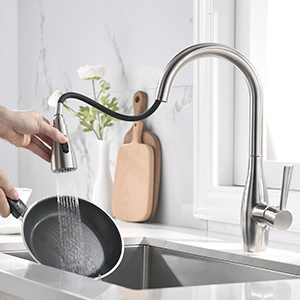 Kitchen Faucet with Pull Down Sprayer Commercial Spring Kitchen Sink Faucet Pull Out Sprayer