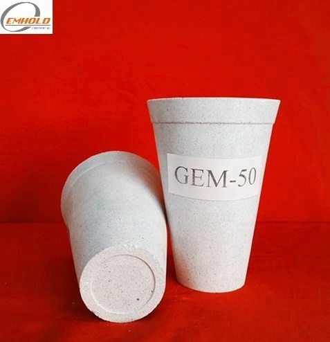 Laboratory Porcelain Refractory melting pot crucible 50g