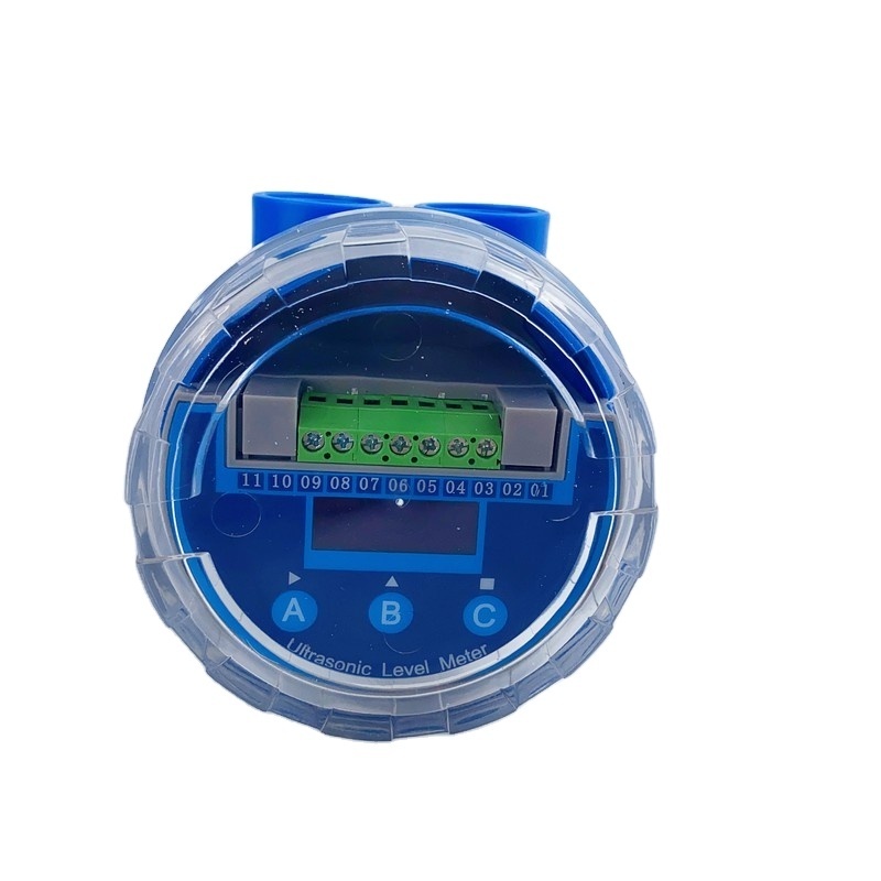 OIl Ultrasonic Liquid Level Sensor Transmitter Meter diesel fuel water tank Digital level transmitter gauge