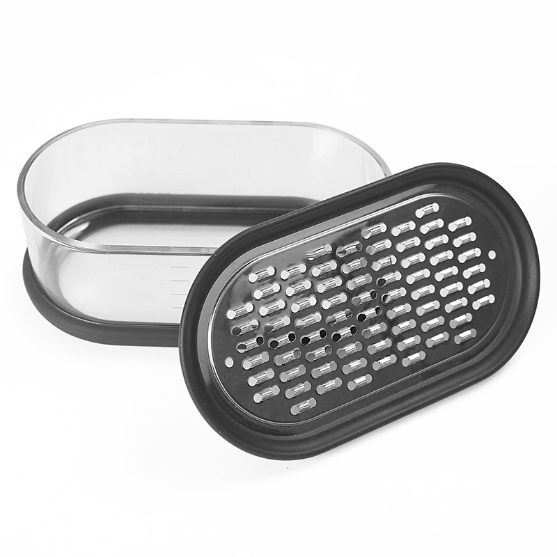 Multi-functional Square Grater Stainless Steel With Box Vegetable Grater Kitchen Tools Cheese Grater