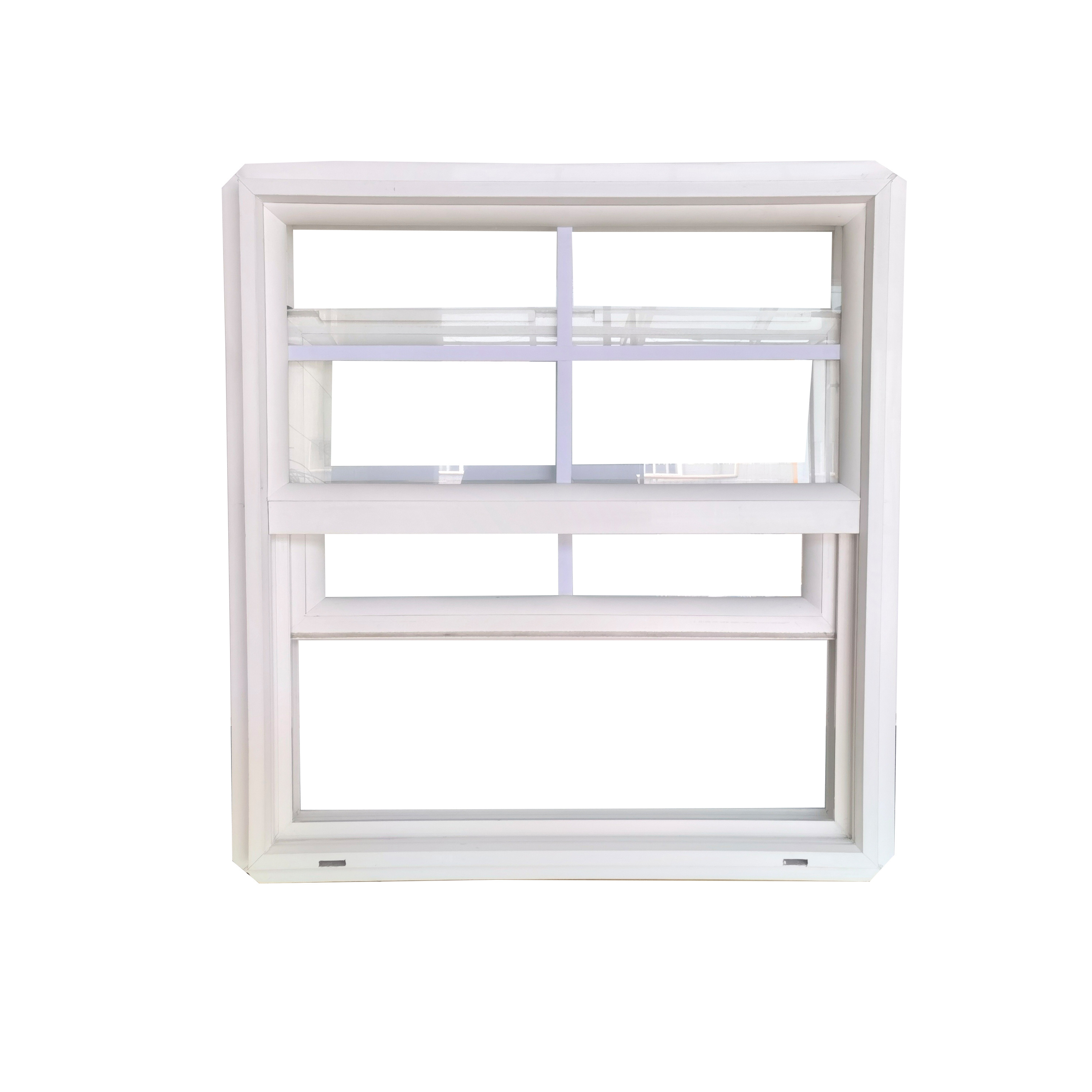 Thermally broken grill design american style glass aluminium vertical up down sliding windows sash single double hung window