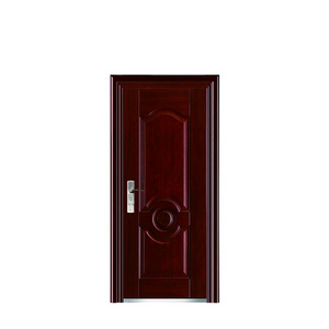 Africa Nigeria Cheap steel door metal door doors for houses