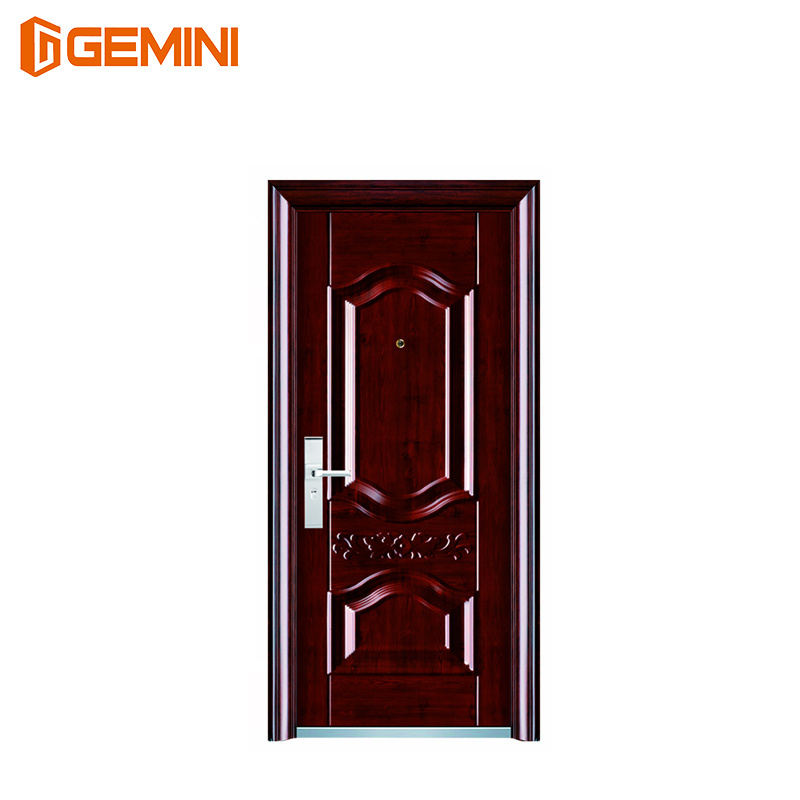 Africa Nigeria Cheap steel door metal door doors for houses