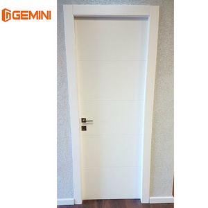 High quality interior painted WPC composite wood doors with frames