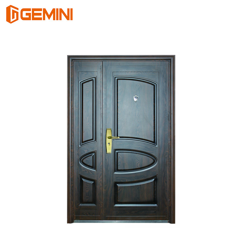 Africa Nigeria Cheap steel door metal door doors for houses