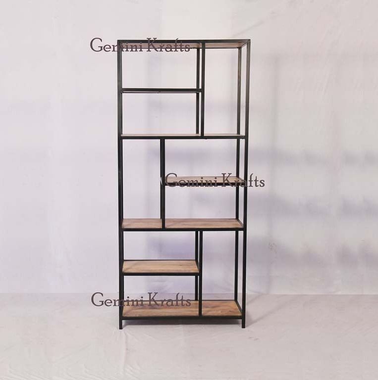 Metal Bookshelf, Industrial Book Shelves Furniture , Vintage Book Shelf