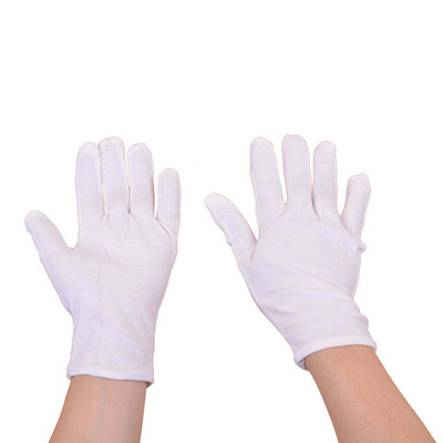 Wholesale Esd Fabric Cotton Safety Work GLOVES Safety ESD GLOVES White Support Comfortable