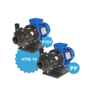 Italian magnetic centrifugal pumps model HTM 10 PP PVDF with motor 0,55kw or 1,1kw made of plastic for acid handling water pump