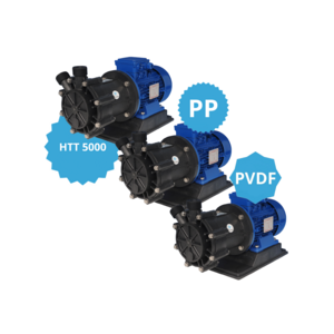 High quality magnetic turbine pumps model HTT 5000 PP PVDF with motor 0,75kw or 1,1kw made of plastic electric water pump