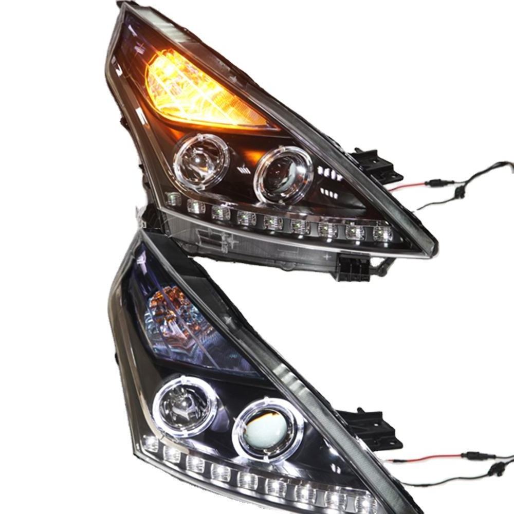 car head light For NISSAN Teana Angel Eyes LED Headlights 2008 To 2011