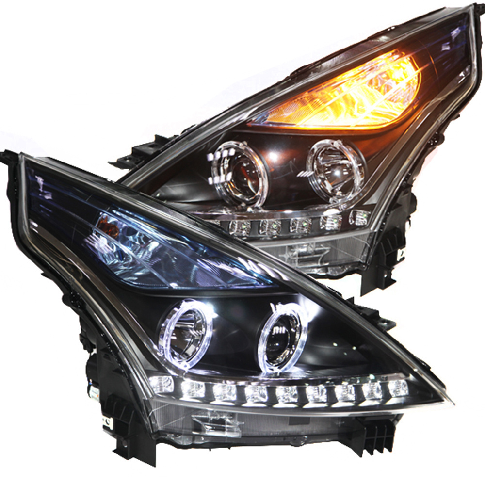 car head light For NISSAN Teana Angel Eyes LED Headlights 2008 To 2011