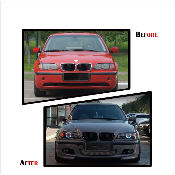 Gemmeo E46 MT style M-Tech front bumper car exterior accessories front bumper body kits for BMW 3 series E46 1999-2004