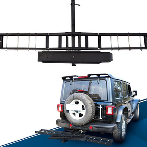 Hot Selling Heavy Duty Motorcycle Carrier Scooter Receiver Hitch Mount 600lbs Hauler Trailer Tow Dolly Rack Carrier