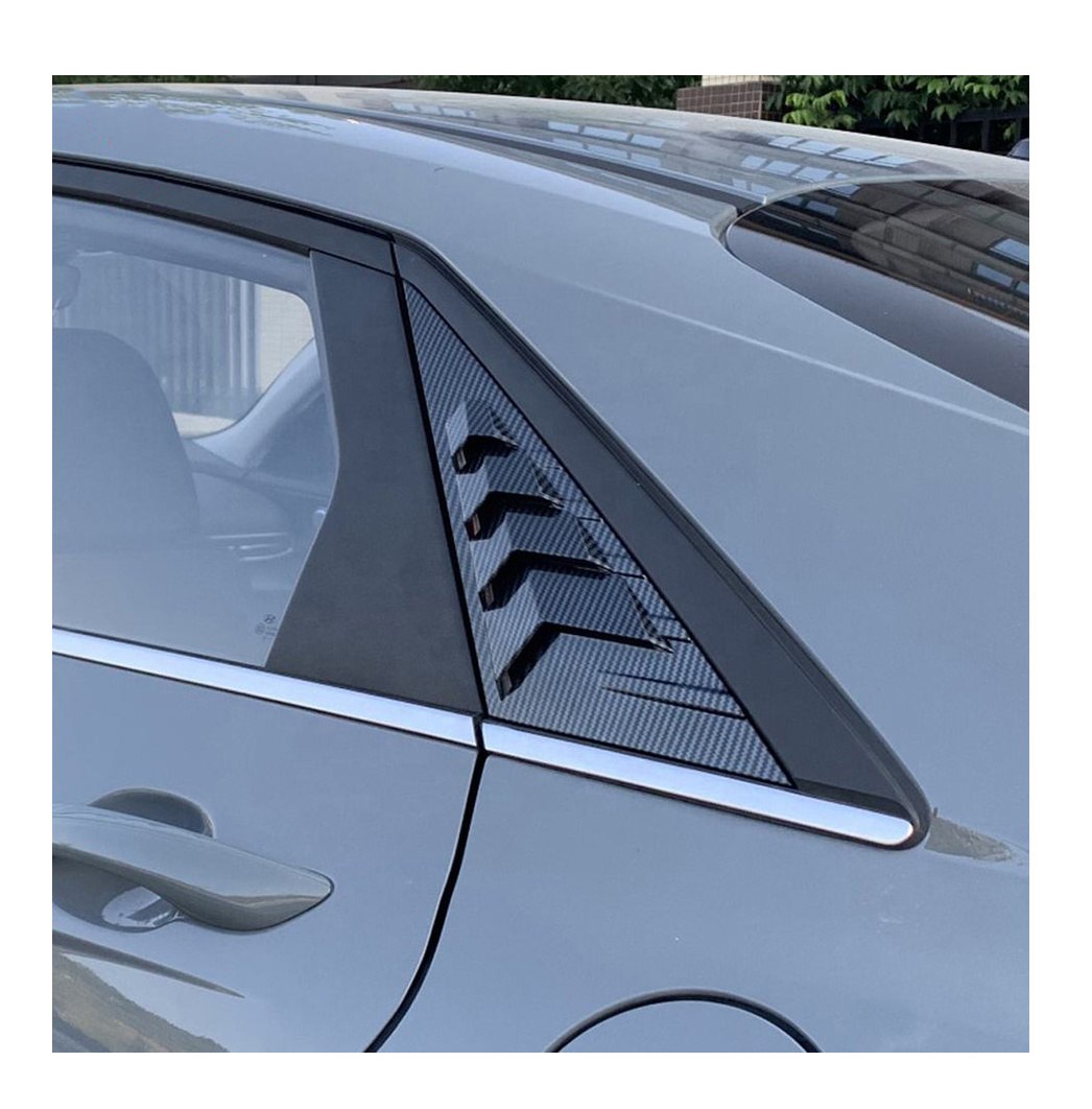 Rear Side Window Louver Shutter Window Shield Cover Trim Side Vent Deflector Scoop For Hyundai Elantra (CN7) 2021