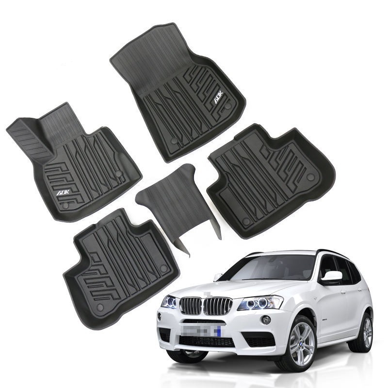 Top grade heavy duty 4pcs decorative carpet car floor mat from china with high quality for BMW X3/X4