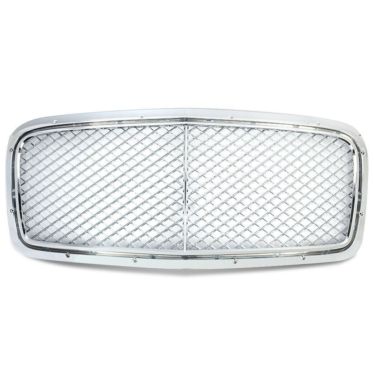 For Bentley Flying Spur 2013-2019 Front Radiator Chrome Grille Grill Mesh Bumper