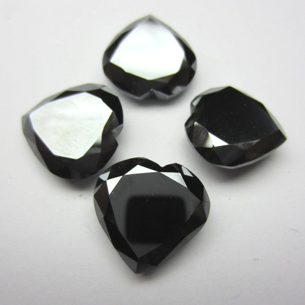 2.00 Ct AAA Quality Of Heart Shape Black Diamonds, Black Diamonds Fancy Shape,natural loose black diamonds