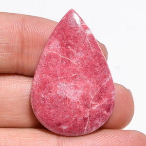 Natural Thulite Cabochon Gemstones High Quality Semi Precious Thulite Loose Gemstones for Jewelry Making and Home Decoration