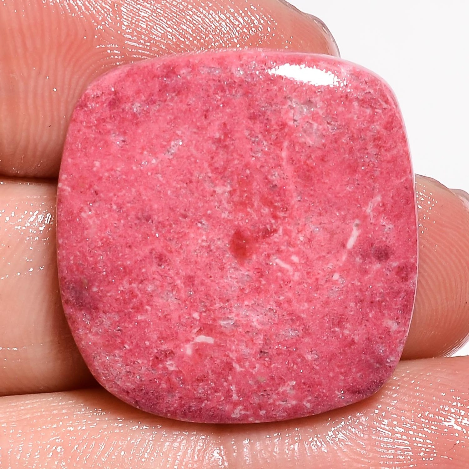 Natural Thulite Cabochon Gemstones High Quality Semi Precious Thulite Loose Gemstones for Jewelry Making and Home Decoration