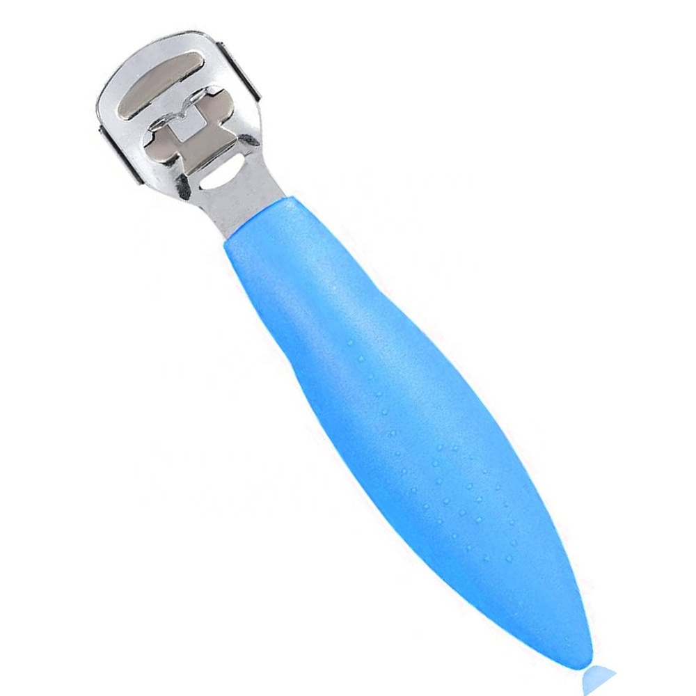 Blue Callus Remove Shaver Foot File Hard Dead Skin CORN Cutter Shaver Pedicure FOOT TOOL + 10 BLADES Foot File Callus Remover