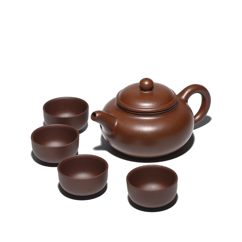 Handmade Large 640ml Kongfu Tea Set Xishi Pot Yixing Terracotta Clay Tea Pot