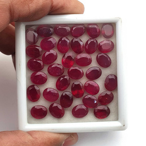 Red Ruby Mix Oval Cut Gemstone 3x5-10x14 mm Natural Ruby For Jewelry Making ,Ruby Gemstone For Astrological Benefits Of Sun God