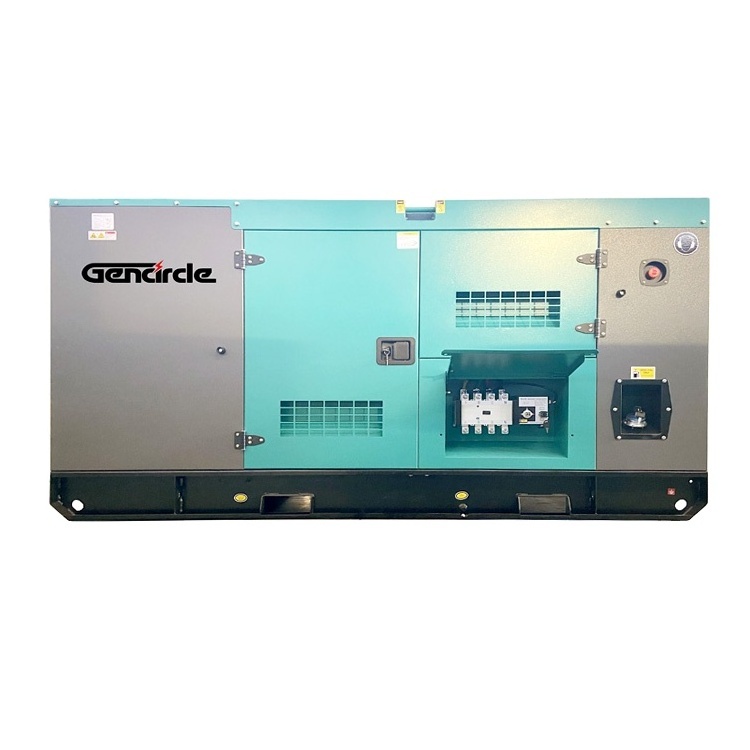 Water Cooled Electric Start Silent Genset 30kw 50kw 60kw 70kw Soundproof Diesel Generator For Sale/