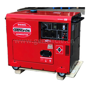 Small Single Cylinder Diesel Generator 3kw 5kw 6kw 7kw With Wheels Silent Diesel Generator For Sale/