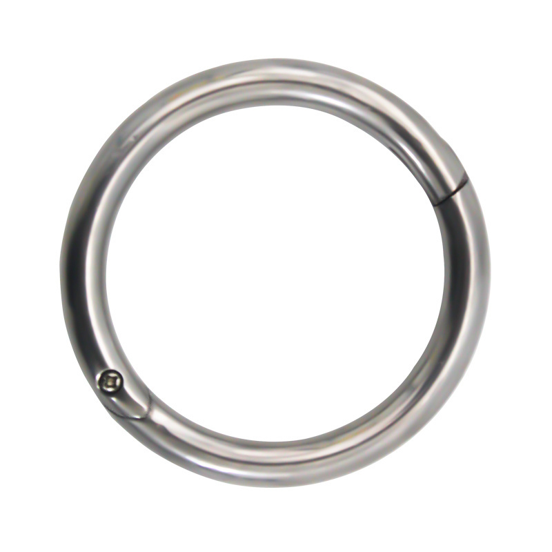 Long lasting Veterinary Animal Stainless Steel Bull Nose Head Ring For Cow/ Cattle or Sheep Nose Ring with self-lock type