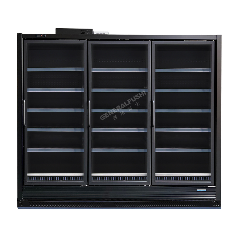 Refrigeration Equipment Commercial Transparent Glass Door Refrigerator Price