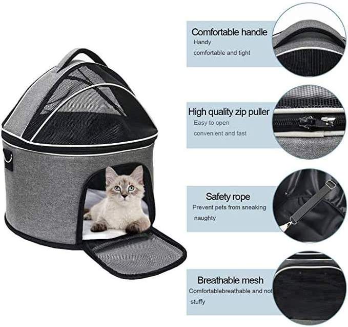 Wholesale Large Capacity Breathable Pet Carrier Travel Bag For Dogs And Cats Outdoor Pet Carrier Tote Bag