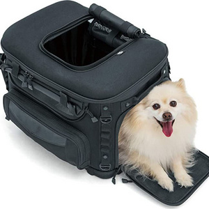 Wholesale Portable Weather Resistant Motorcycle Dog Cat Carrier Crate Pet Bags For Dogs Outdoor Pet Dog Carrier Bag