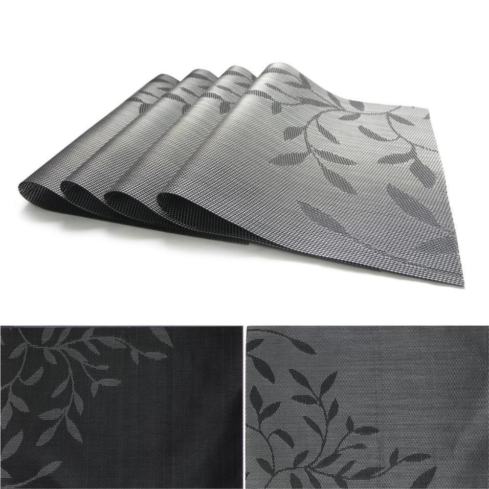 Dinging Table Oil Proof Woven PVC Plastic Place Mat