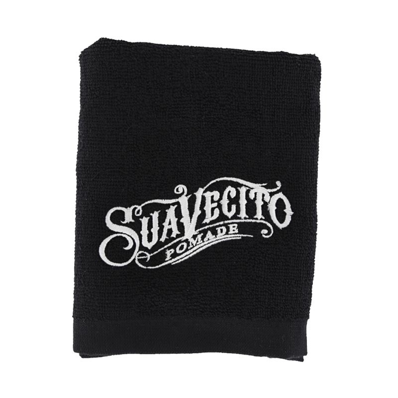 Bleach Proof SPA Barbershop 40x80cm Black 100% Cotton Hair Salon Towel for Beauty Gym Sports with Custom Logo