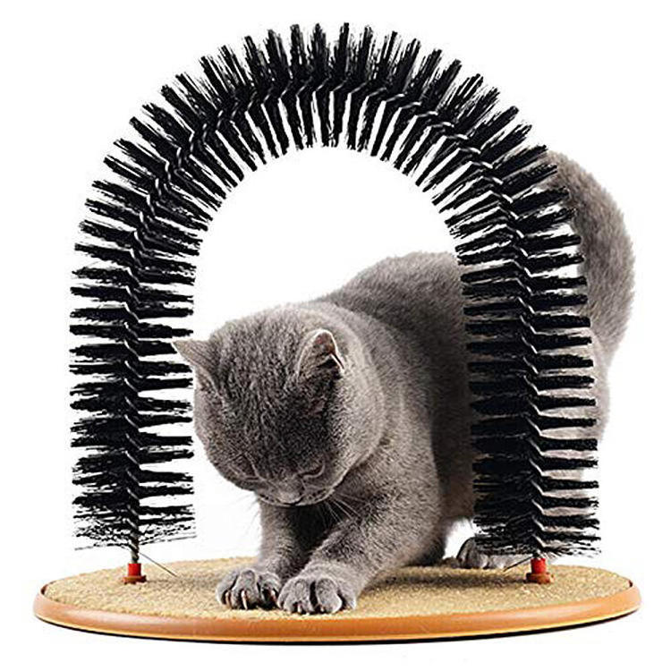 Hot selling Groom Toy Brushes Cat Scratcher pet Self Groomer Massager