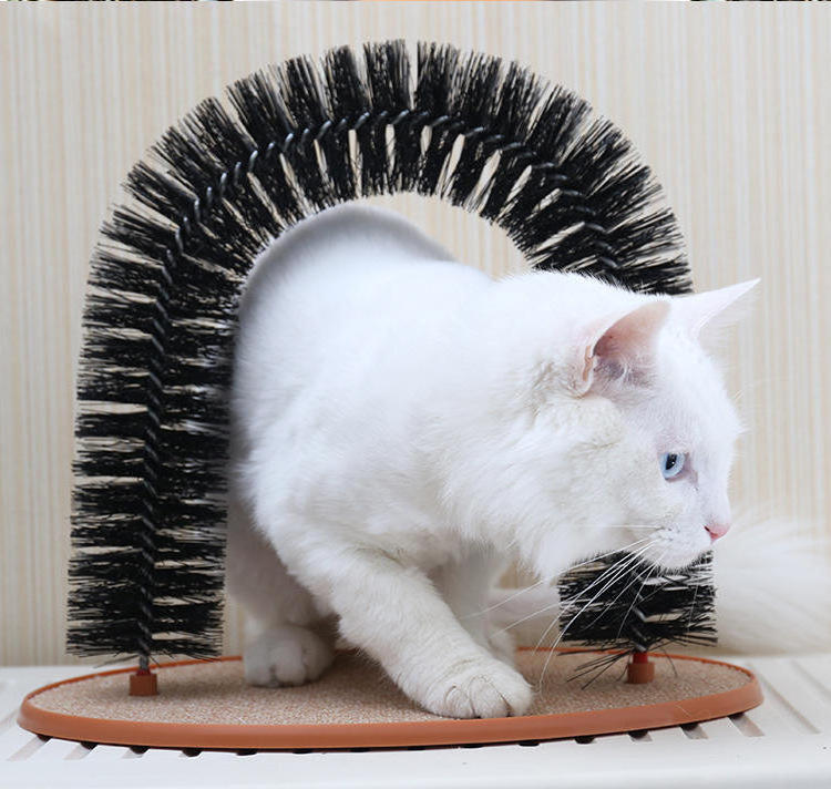 Hot selling Groom Toy Brushes Cat Scratcher pet Self Groomer Massager