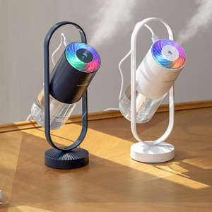 Cool Mist Humidifier for Bedroom with 7-Color LED Lights, 200ml Water Tank, Super Quiet Air humidifier