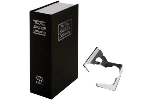 Ningbo General Union CO.,LTD Real Paper Key Lock Secret Hidden Book Safe with Combination Lock