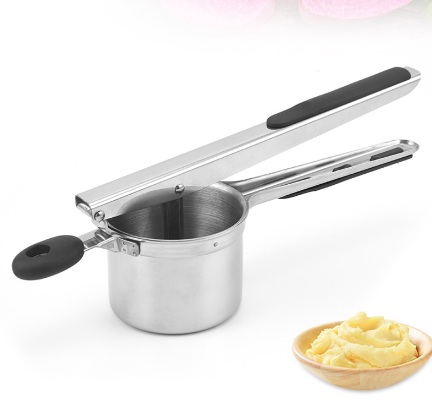 Potato Ricer Heavy Duty Stainless Steel Potato Masher and Ricer Kitchen Tool Press and Mash Mashed Potatoes