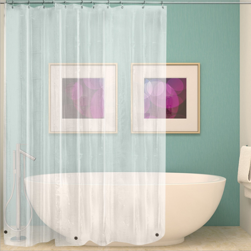 PEVA 8G Bathroom Shower Curtain Liner 72